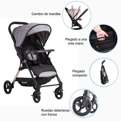 Coche City Manillar Reversible y Plegado Compacto con una Mano Coche City Manillar Reversible y Plegado Compacto con una Mano