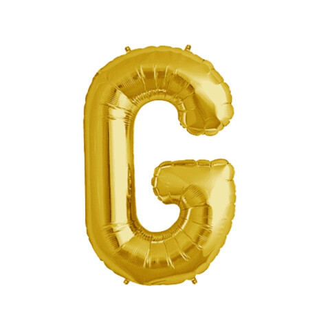 Letra Inflable Dorada 16" G