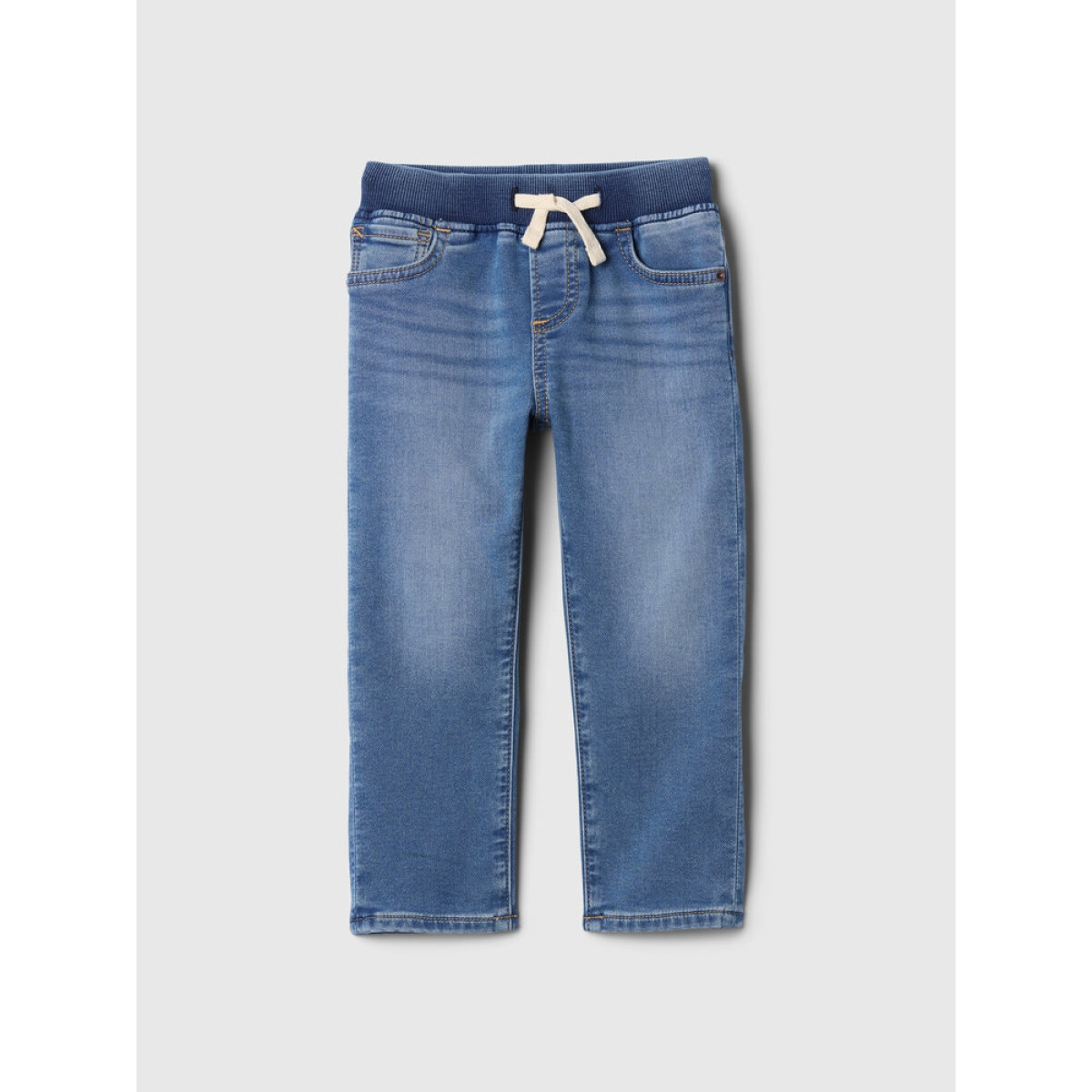 V-RW SLIM KNIT DNM MED - MEDIUM WASH 