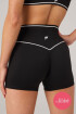Short The No-Seam Pureluxe Tlc Short 4 Mujer Black/Classic White
