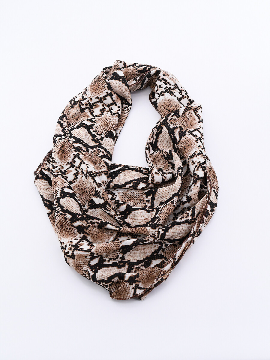 PAÑUELO SNAKE - BEIGE 