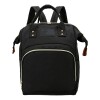 Bolso Mochila Maternal Arye con Aislamiento Térmico Negro