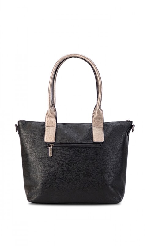 CARTERA POLA NEGRO Y PELTRE