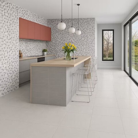 Cerámica para pared Safira Gris 31x60 cm Brillante Cerámica Para Pared Safira Gris 31x60 Cm Brillante