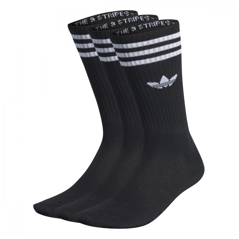 Medias High Crew Sock Unisex Negro