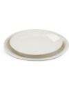 Plato STEFFEN Ø27cm cerámica blanco Plato STEFFEN Ø27cm cerámica blanco