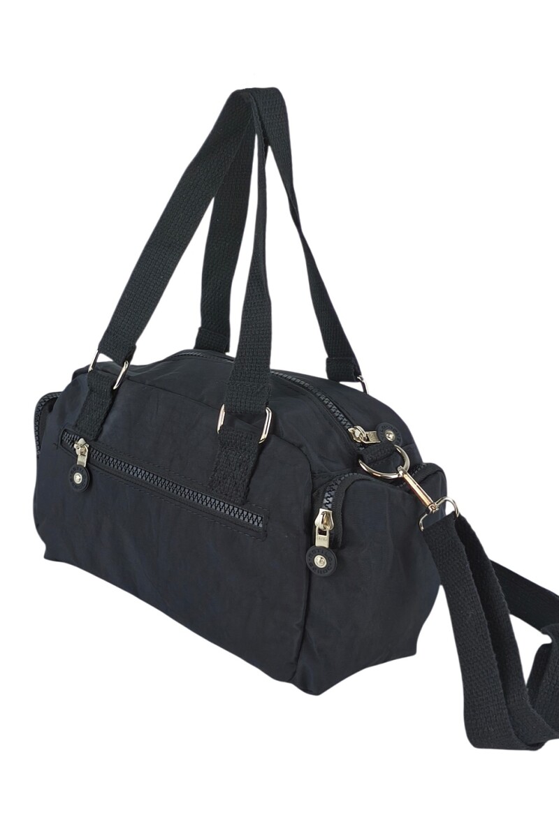 Morral con bolsillos Negro