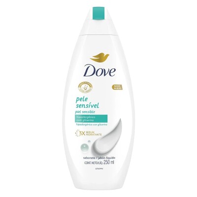 Jabón Dove Liquido Piel Sensible 250 Ml. Jabón Dove Liquido Piel Sensible 250 Ml.