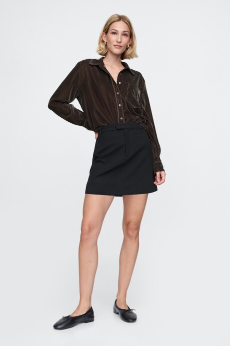 Camisa Terciopelo Mujer Terra Brown