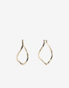 Aros Argollas Metal Argollas Metal Ovaladas - Dorado