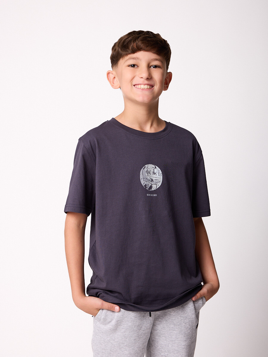 T-SHIRT YINS TEEN DIXIE - Navy 