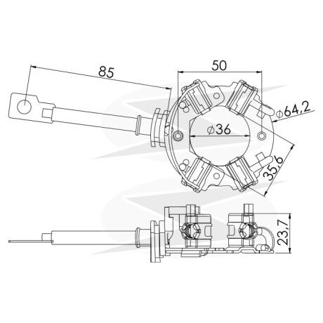 PORTA CARBONES - CATERPILLAR BOBCAT 12V SIST.ISKRA UNIFAP PORTA CARBONES - CATERPILLAR BOBCAT 12V SIST.ISKRA UNIFAP