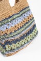 Bolso tejido multicolor