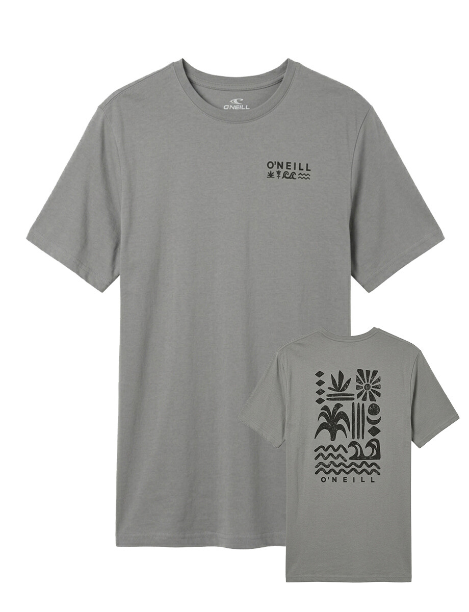 Remera O'Neill Glyphs Gris 