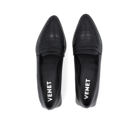 ZAPATO VENET - CUERO CALAIS NEGRO
