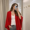 Ruana Laia Rojo