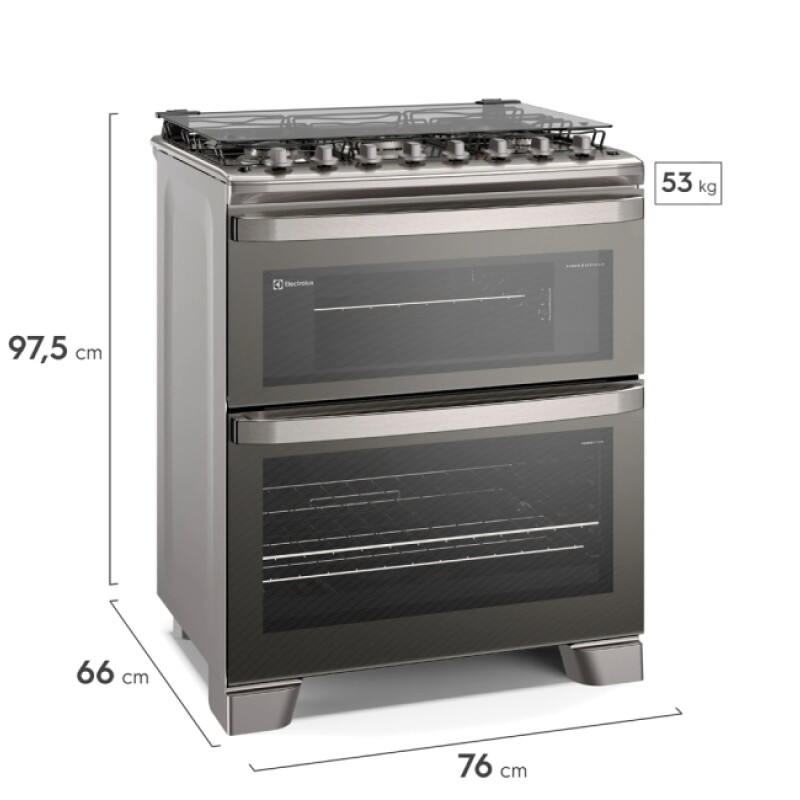 Cocina Electrolux Doble Horno Gas / Electro 5h Mod Fe5dc Cocina Electrolux Doble Horno Gas / Electro 5h Mod Fe5dc