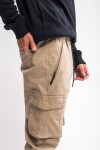 Pantalón de gabardina Pontevedra Beige
