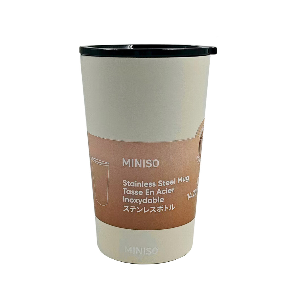 Vaso térmico 420ml - blanco 