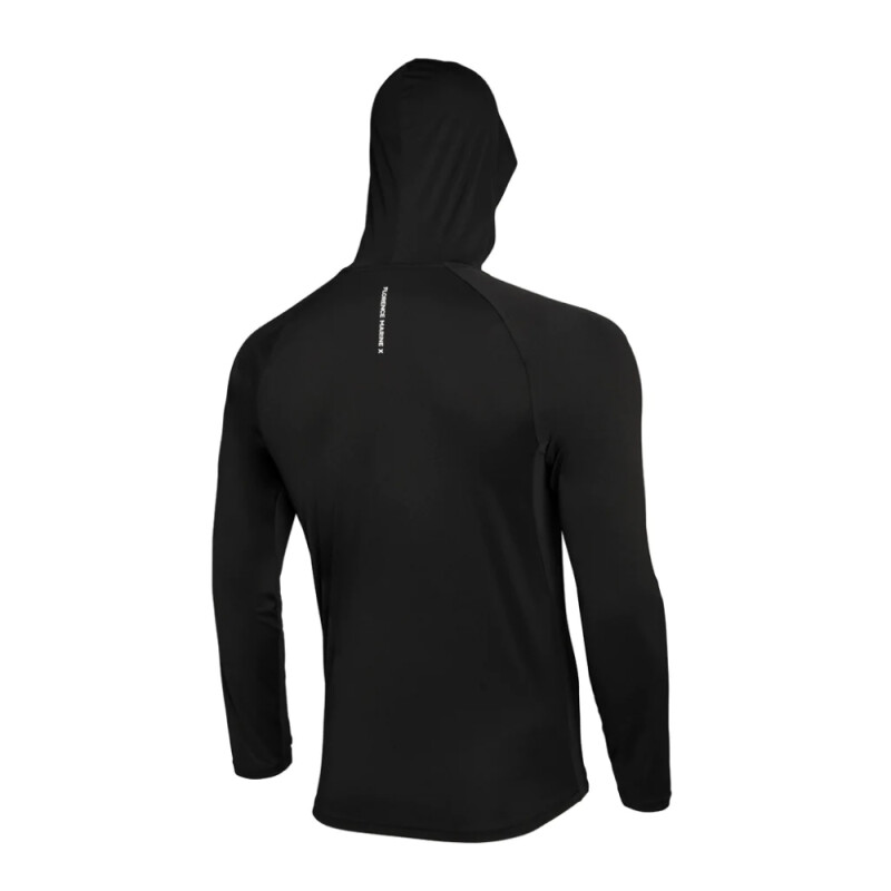 Lycra Florence Marine X Long Sleeve Hooded Upf Shirt - Negro Lycra Florence Marine X Long Sleeve Hooded Upf Shirt - Negro