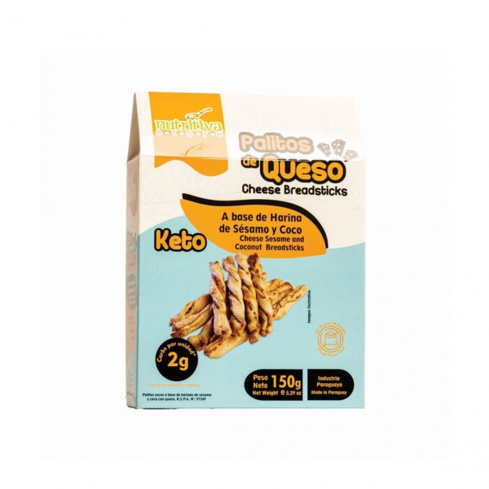 NUTRITIVA PALITOS SESAMO Y QUESO 150 GR. única
