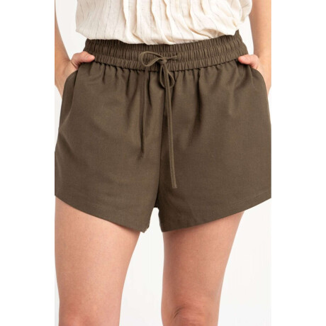 Short Con Lino Safari