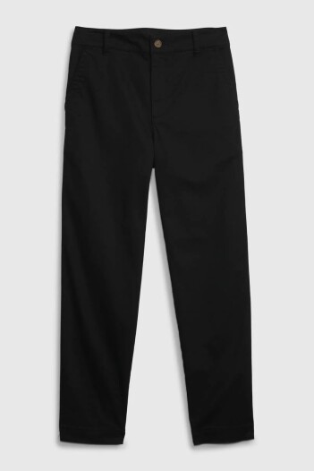 Pantalón Girlfriend Khaki Tiro Alto Mujer True Black