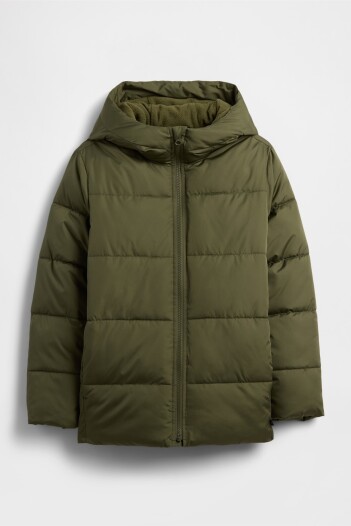 Campera Puffer Niño Army Jacket Green V2