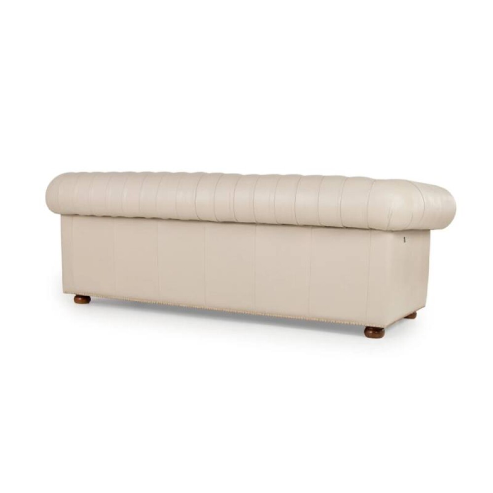 Sillón 100% Cuero - 3 Cuerpos - Chesterfield Arena