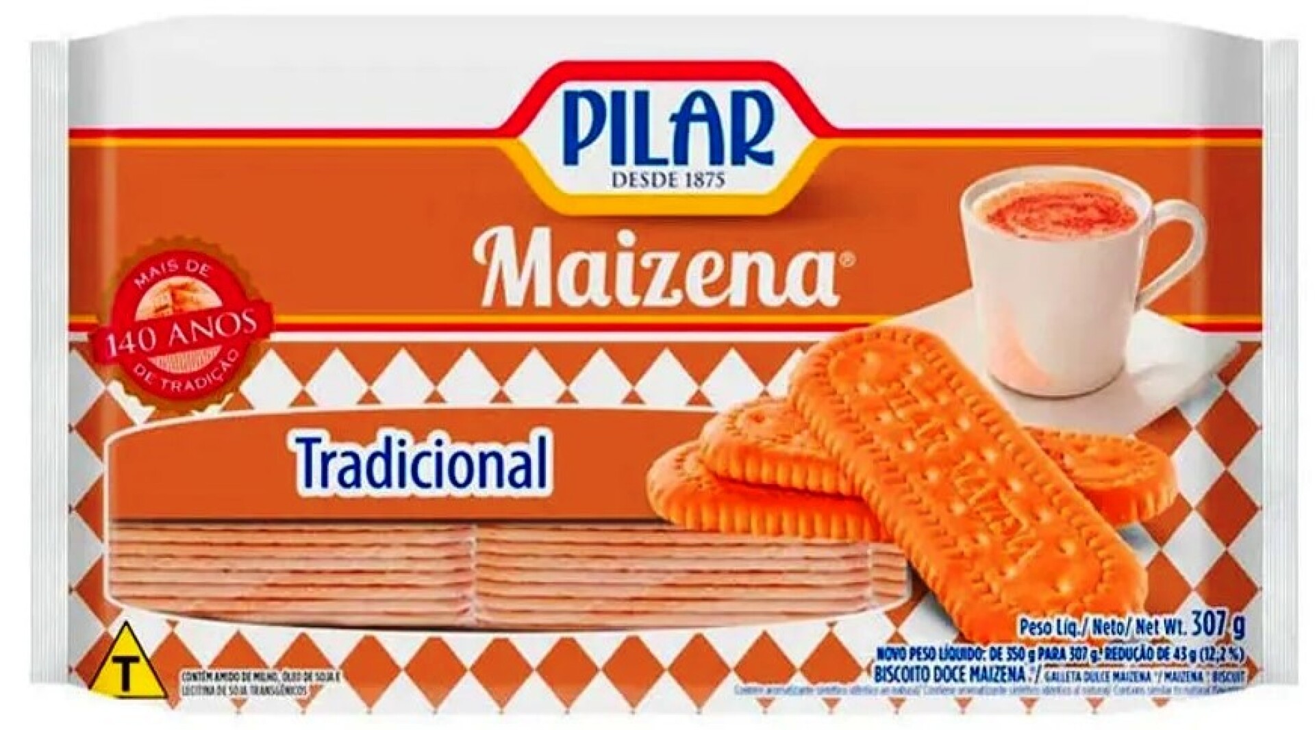 GALLETA PILAR 307G MAICENA 