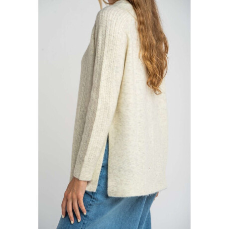 Sweater Texturado Nacar