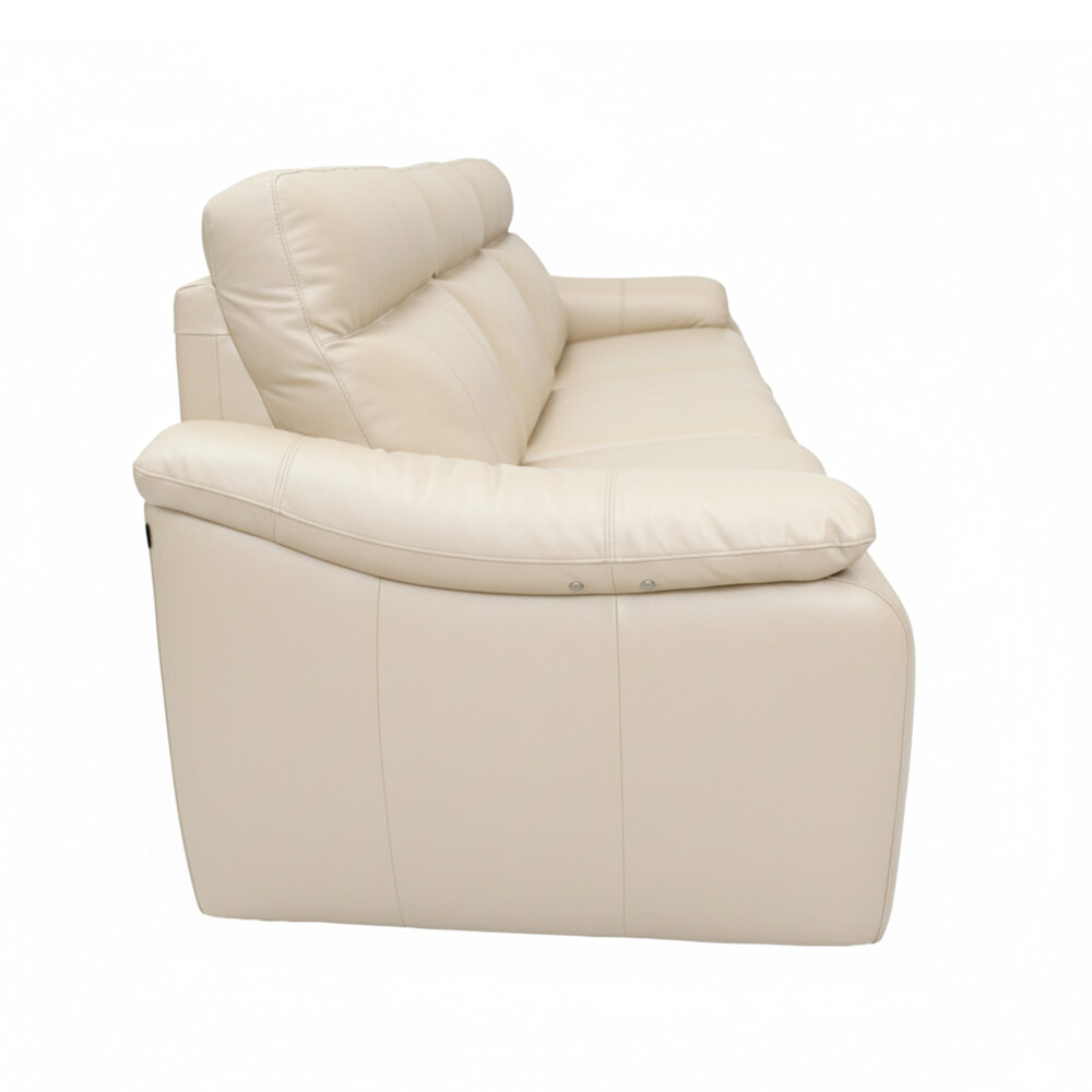 Sillón recliner 3 Cuerpos Rubi - 100% Cuero Arena