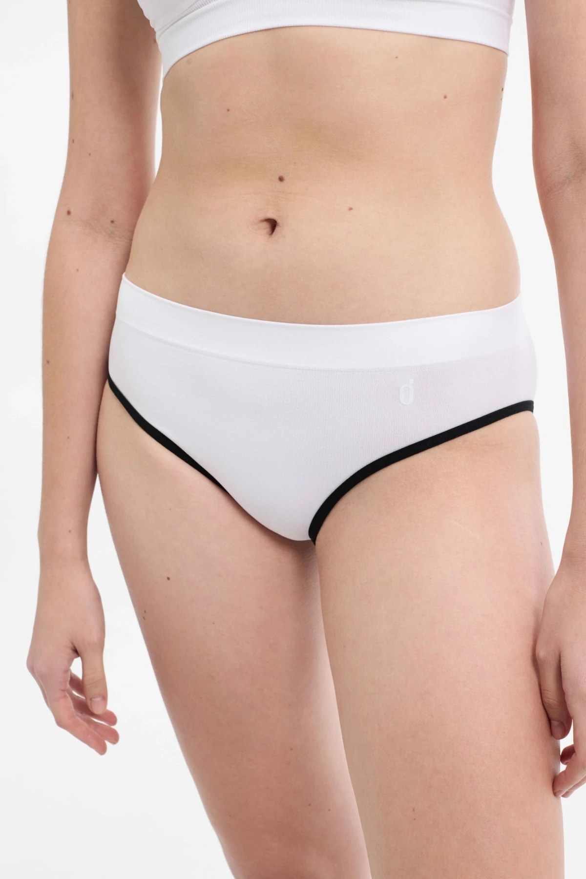 Bikini PIMENTON Contratono Blanco/Negro