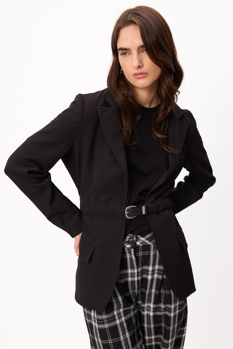 Blazer Simple Negro
