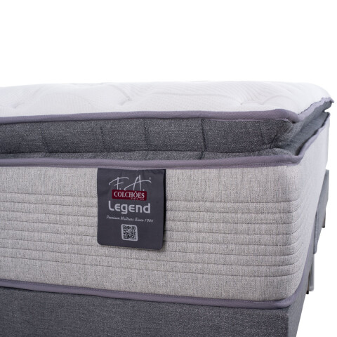 Conjunto Somier + Colchón De Resortes Legend King 178 x 198 x 40 cm Conjunto Somier + Colchón De Resortes Legend King 178 x 198 x 40 cm