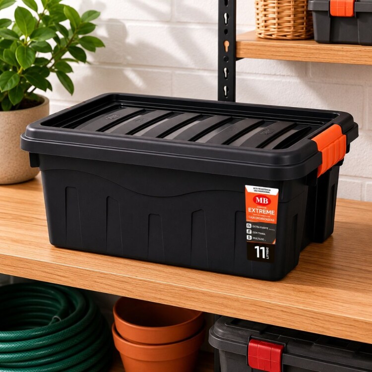CAJA ORGANIZADORA 11 LTS CON TRABA CAJA ORGANIZADORA 11 LTS CON TRABA
