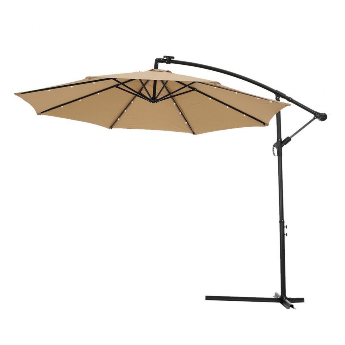 Sombrilla 2.9m Con Brazo mas Led - Panel solar 