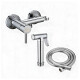 DUCHA HIGIENICA FRIO Y CALIENTE CROMO INCL. FLEXIBLE CROMO