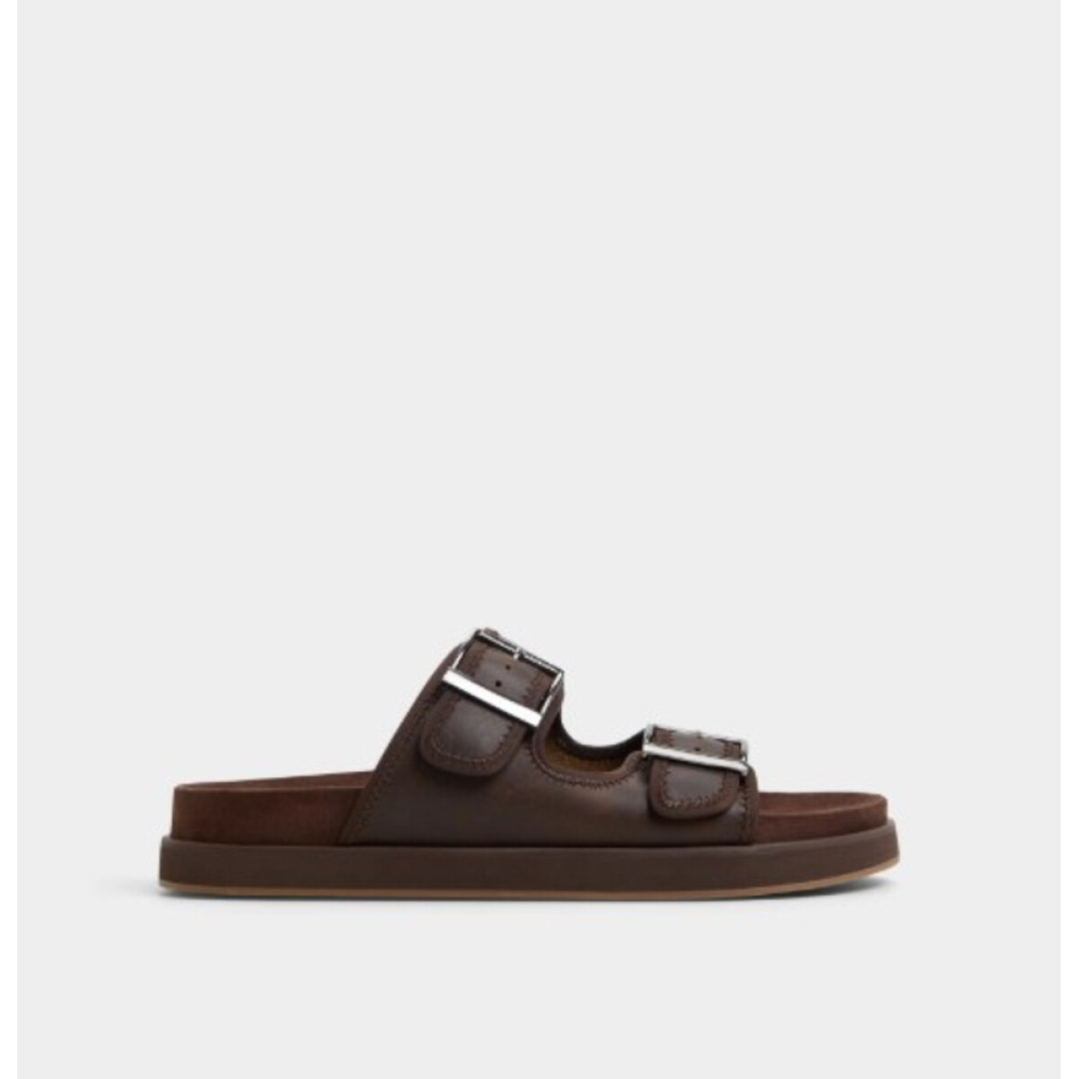 SUNNYSIDE DARK BROWN LEATHER - DARK BROWN 