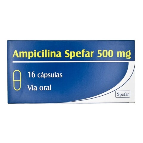 Ampicilina Spefar 500Mg 16 Cap. Ampicilina Spefar 500Mg 16 Cap.