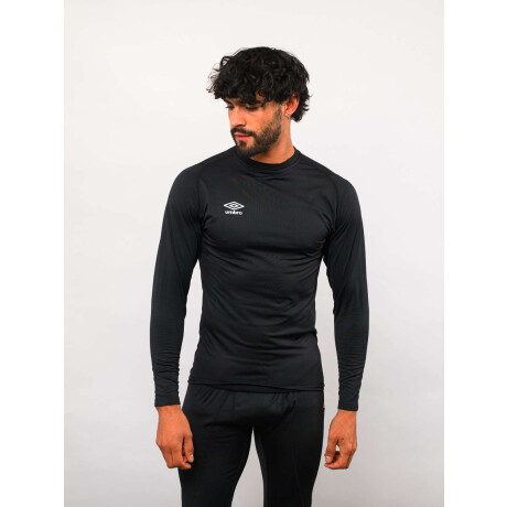 Remera Manga Larga Térmica Brush de Hombre Negro