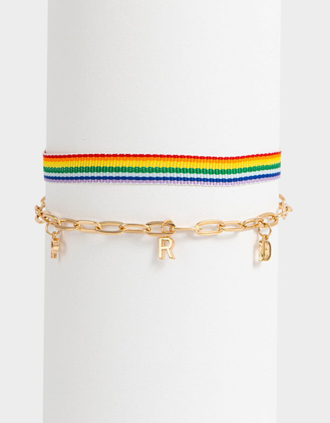 Chokers Pride Set De Chokers "pride" - Dorado