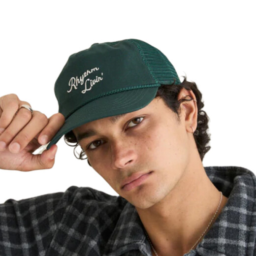 Gorro Rhythm Script Trucker - Verde Gorro Rhythm Script Trucker - Verde
