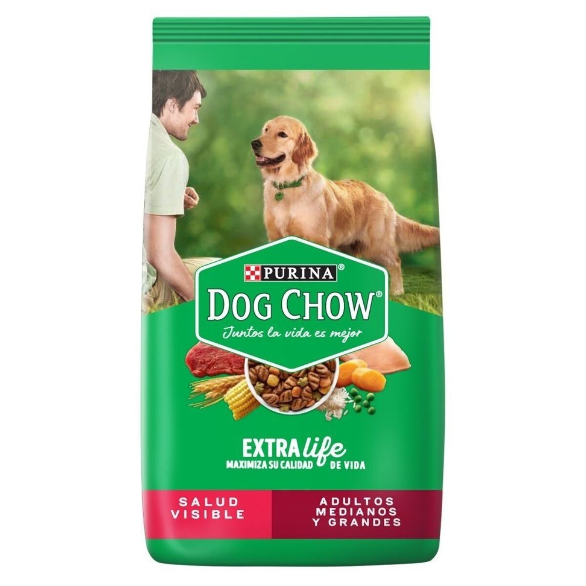 DOG CHOW PERROS ADULTOS RAZAS MEDIANAS Y GRANDES 21 KILOS 