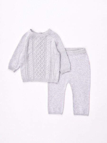 CONJUNTO BLAI GRIS CLARO