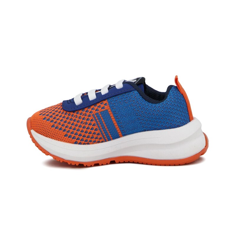 Molekinho Deportivo Casual Acordonado Azul Naranja-azul