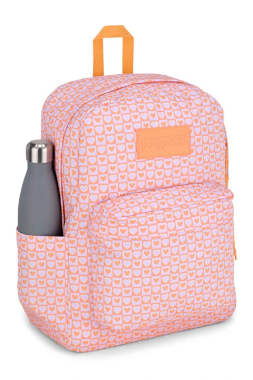 MOCHILA JANSPORT SUPERBREAK PLUS HYPED HEARTS PINK