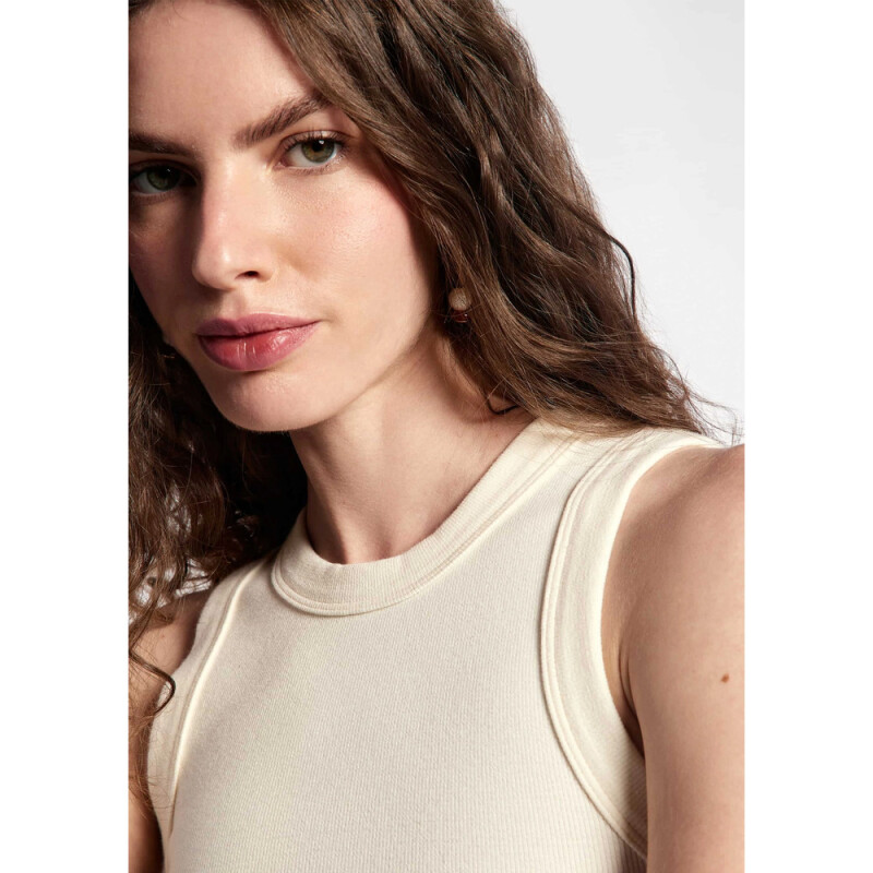 BLUSA SM FEM BEGE MESCLA