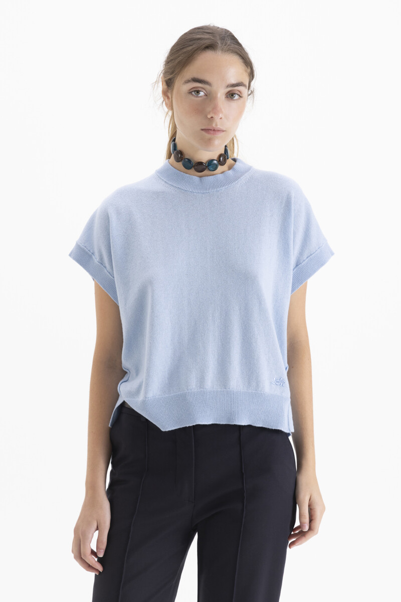 CHALECO CARRIE Celeste