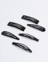 Hebillas Tic Tac Metallic Set De Hebillas - Negro